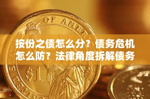 武汉按份之债怎么分？债务危机怎么防？法律角度拆解债务分配与风险自保指南