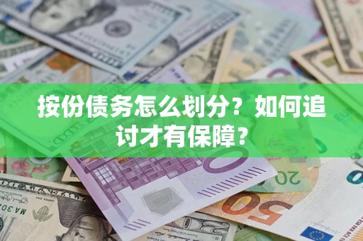 武汉按份债务怎么划分？如何追讨才有保障？
