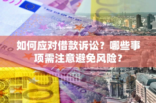 武汉如何应对借款诉讼？哪些事项需注意避免风险？