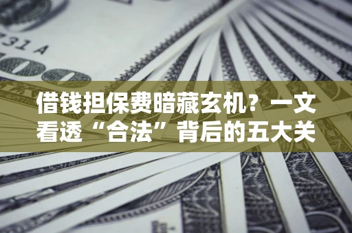 武汉借钱担保费暗藏玄机？一文看透“合法”背后的五大关键陷阱