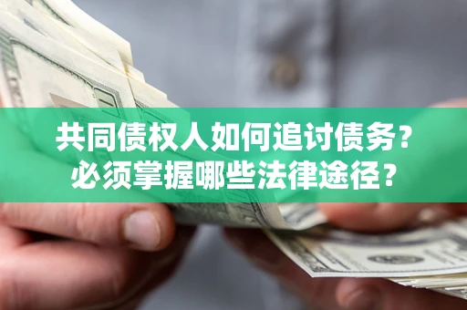 武汉共同债权人如何追讨债务？必须掌握哪些法律途径？