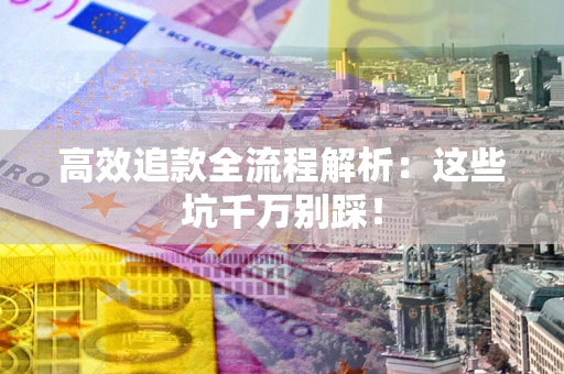 武汉高效追款全流程解析：这些坑千万别踩！