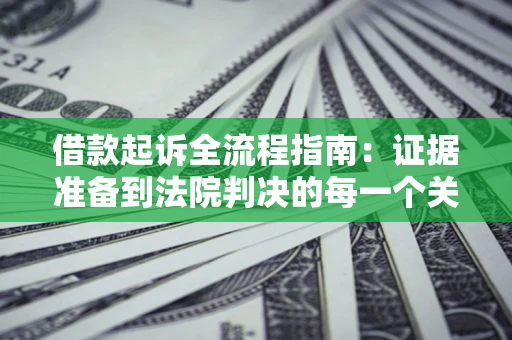 武汉借款起诉全流程指南：证据准备到法院判决的每一个关键步骤