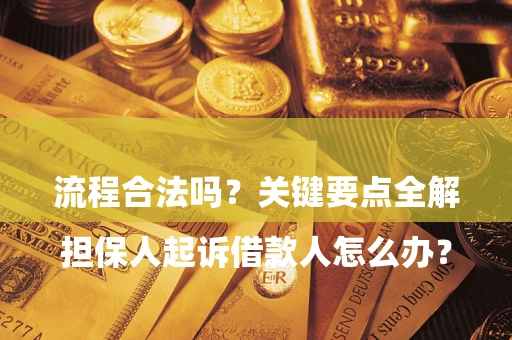 武汉

担保人起诉借款人怎么办？流程合法吗？关键要点全解析