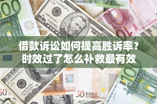 武汉借款诉讼如何提高胜诉率？时效过了怎么补救最有效