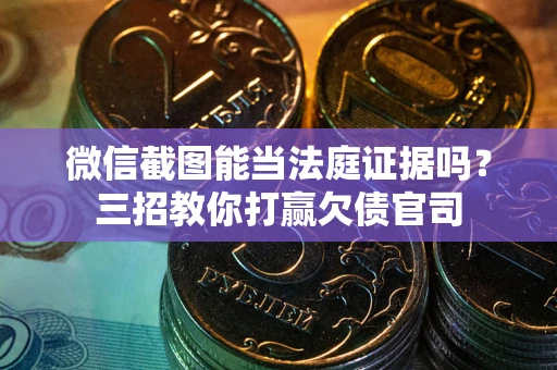 武汉微信截图能当法庭证据吗？三招教你打赢欠债官司